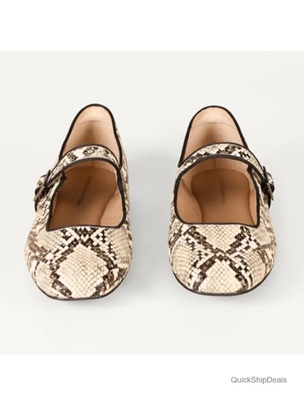 Women's Velvet Mary Jane Ballet Flats with Buckle Strap